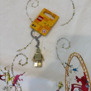 Mr Gold Keychain NWT
